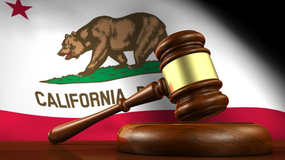 California Law Legal System Concept